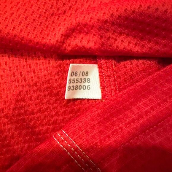 Red Adidas Austrian Clima365 soccer jersey - Picture 4 of 7